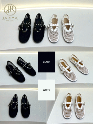 JARIYA MESH MARY JANE FLATS👠✨